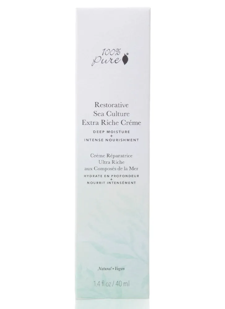 100% Pure Restorative Sea Culture Extra Riche Creme