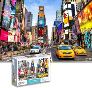 1000-Piece Jigsaw Puzzle for Adults - Times Square Theme