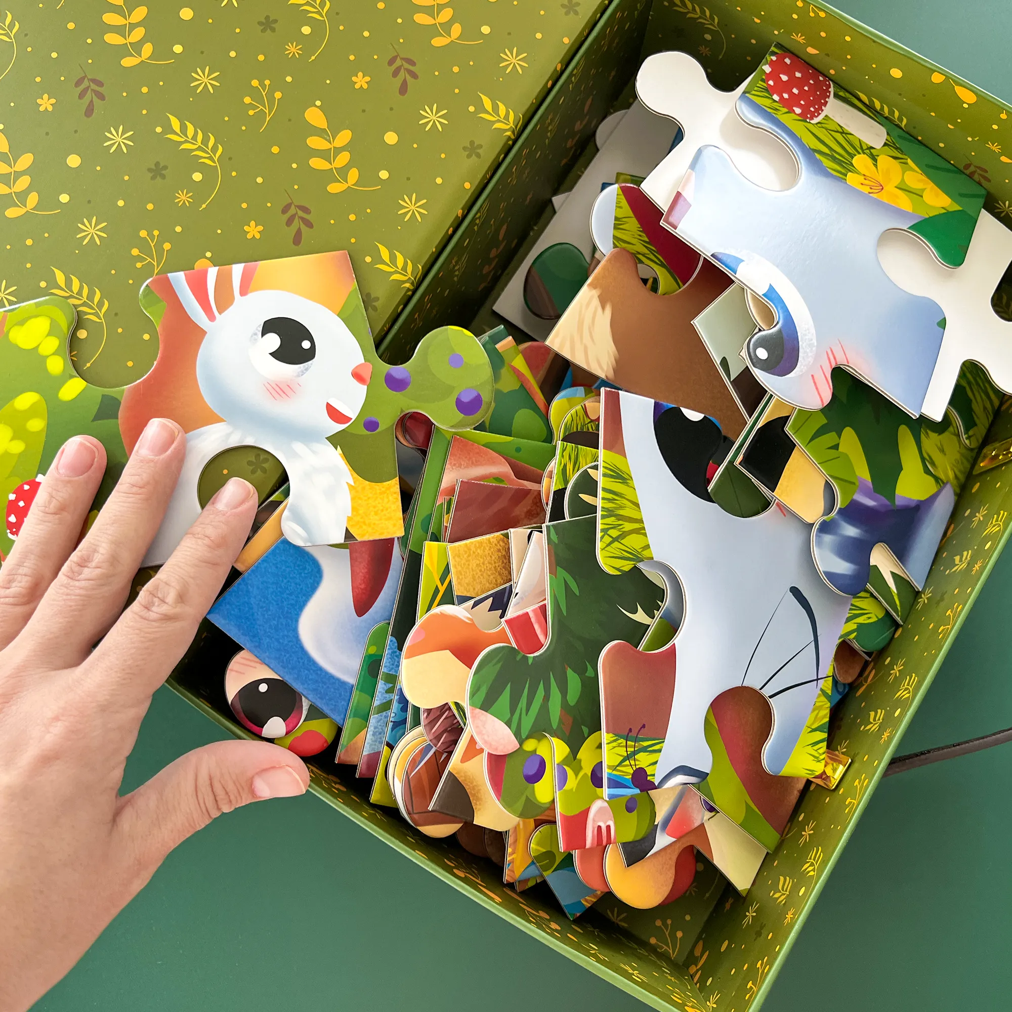 2x3 FT Giant Floor Puzzles for Kids Ages 4-6 | Forest