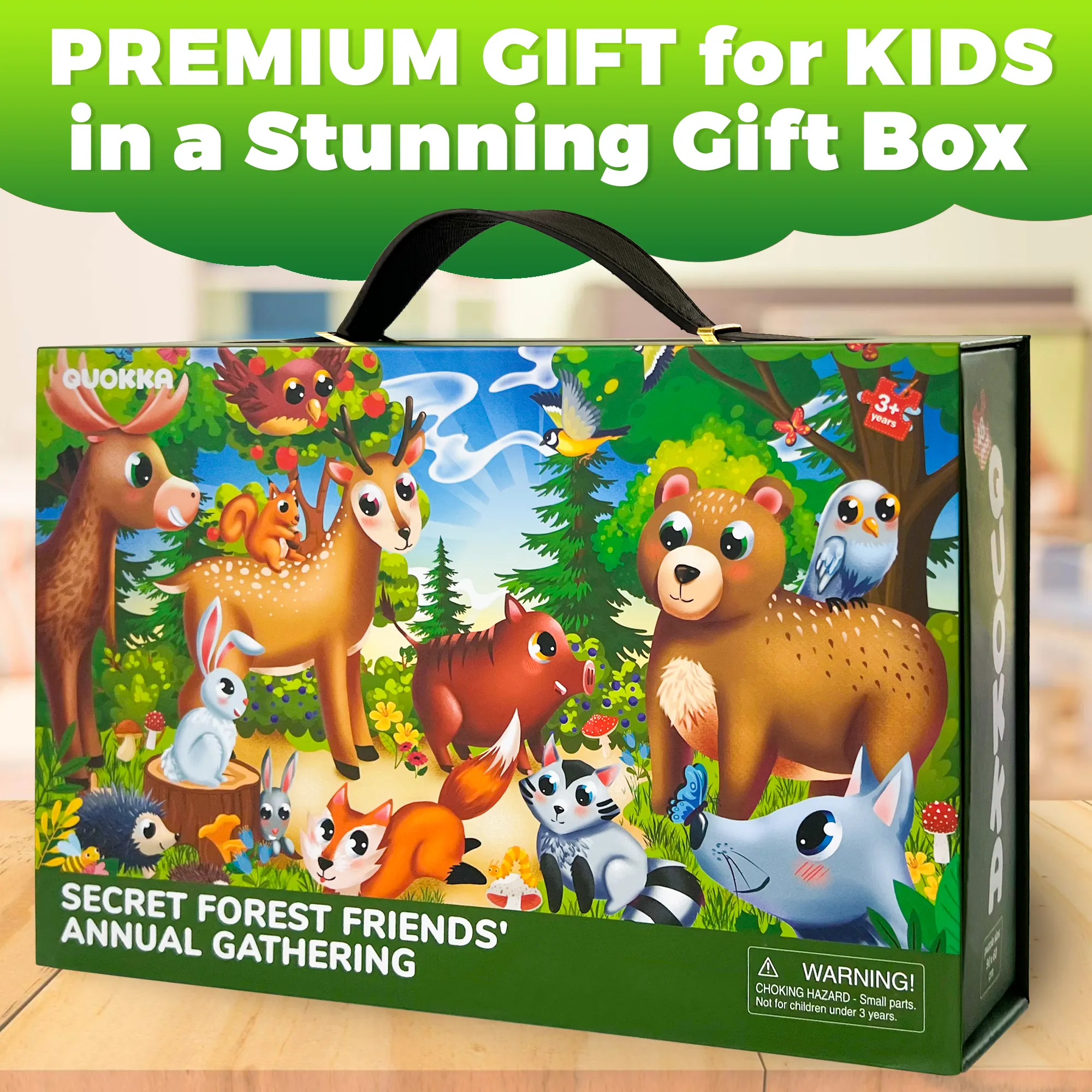 2x3 FT Giant Floor Puzzles for Kids Ages 4-6 | Forest