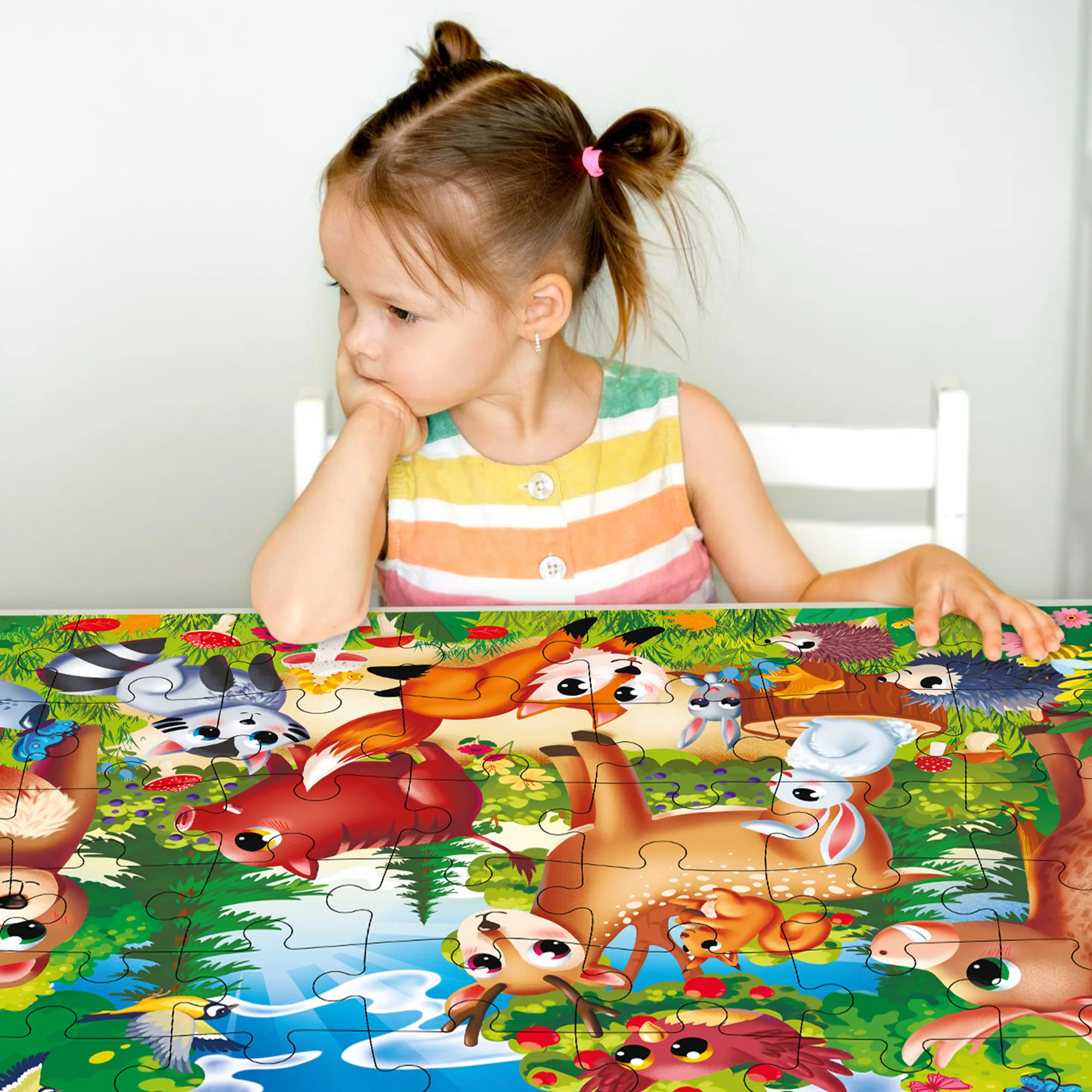 2x3 FT Giant Floor Puzzles for Kids Ages 4-6 | Forest