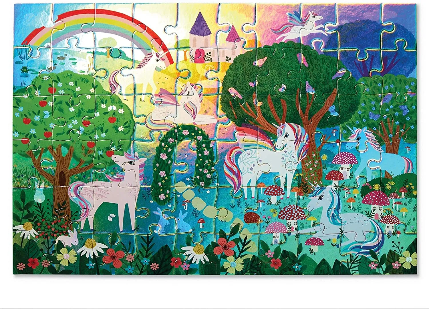 60 pc sparkling unicorn | puzzle
