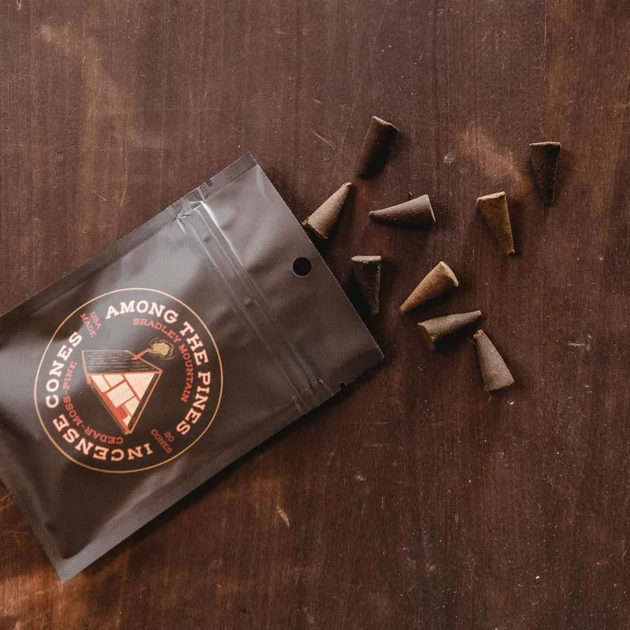 Among the Pines Incense Cones | Bradley Mountain