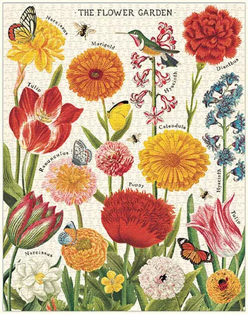 Cavallini & Co. Flower Garden 1000 Piece Puzzle