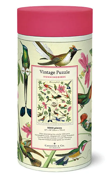 Cavallini & Co. Hummingbird 1000 Piece Puzzle