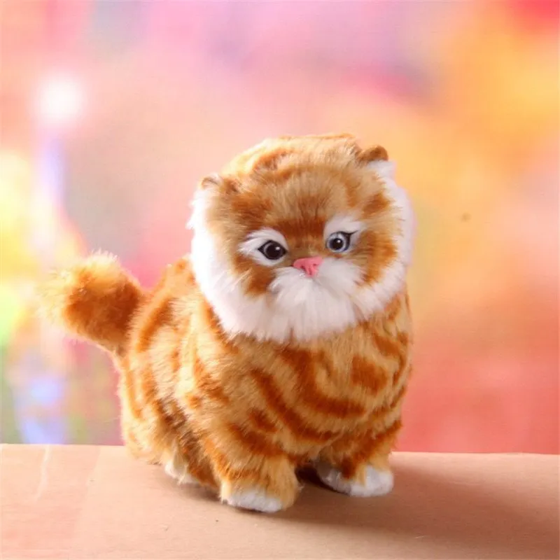 Charming Electric Interactive Plush Kitty Toy