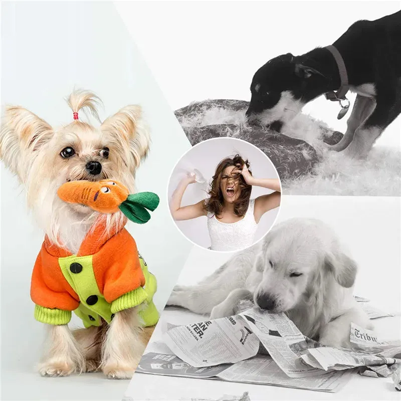 Deluxe Fleece Squeaky Toy Collection for Small to Medium Dogs