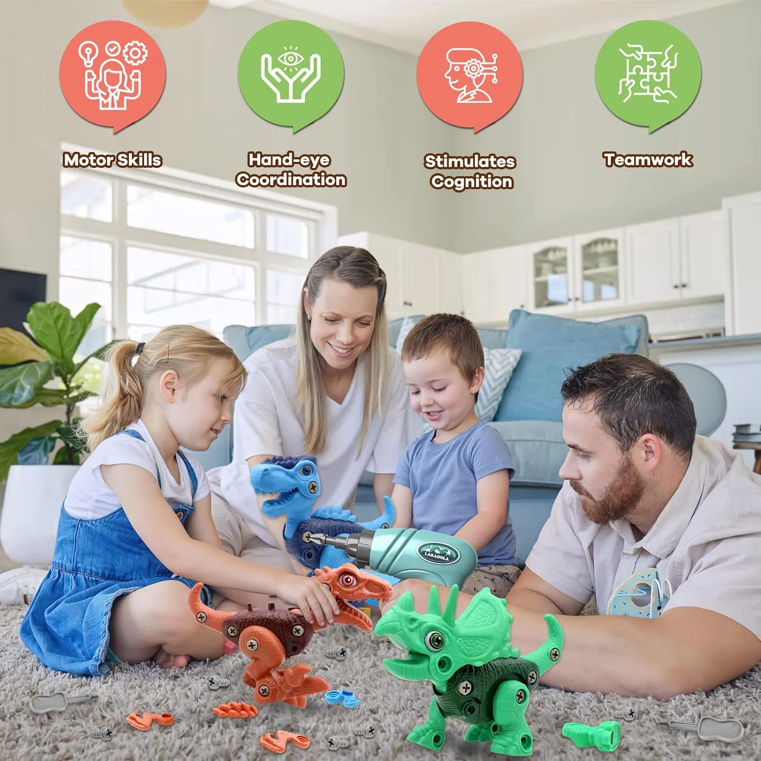 Dino Discovery Quest: Engaging STEM Exploration Kit for Young Paleontologists and Builders