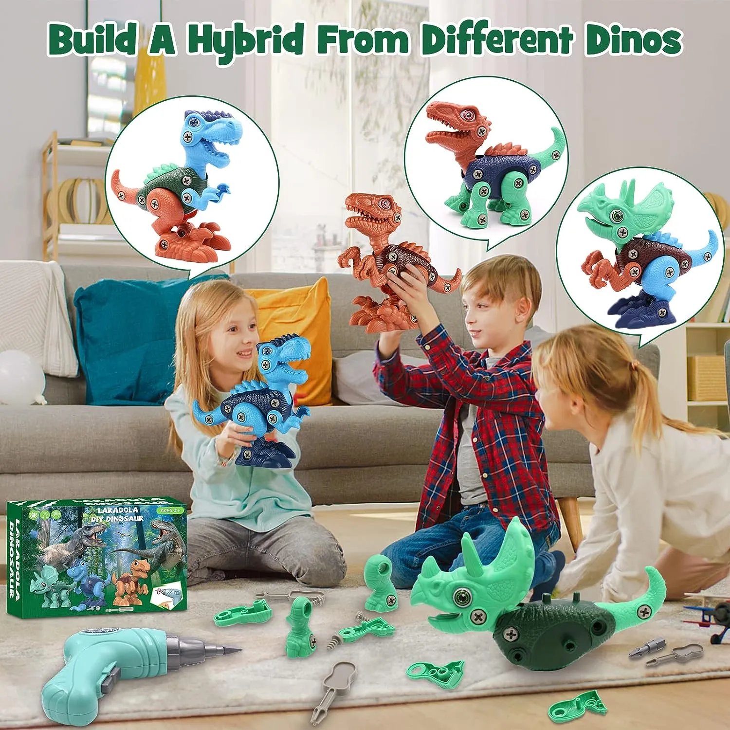 Dino Discovery Quest: Engaging STEM Exploration Kit for Young Paleontologists and Builders