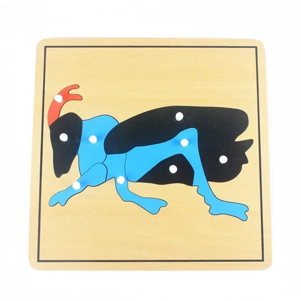 Engaging Montessori Wooden Puzzle: Discover Plants & Animals for Kids