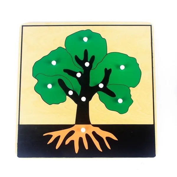 Engaging Montessori Wooden Puzzle: Discover Plants & Animals for Kids