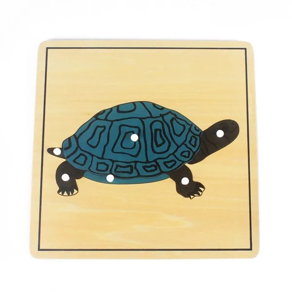 Engaging Montessori Wooden Puzzle: Discover Plants & Animals for Kids
