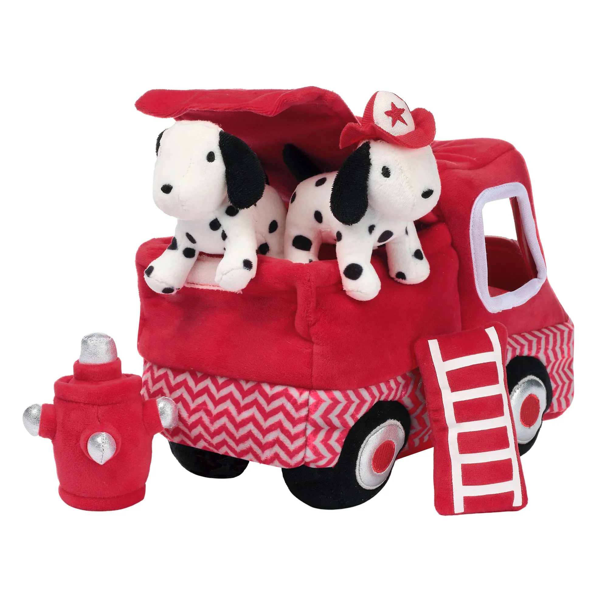 Fire Truck Interactive Plush Play Set