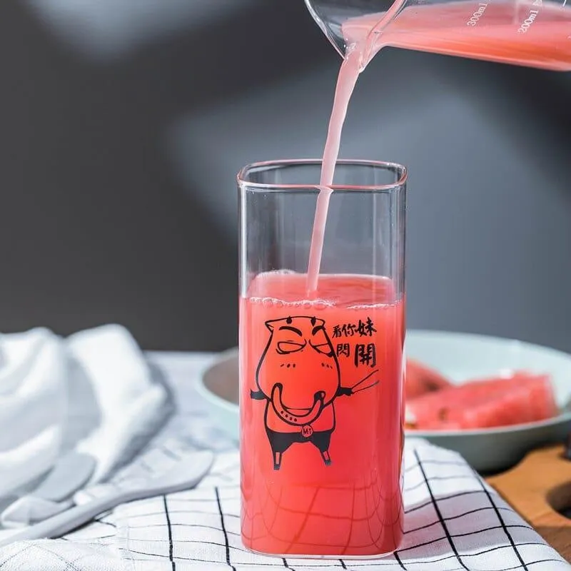 Funny Animals Glass