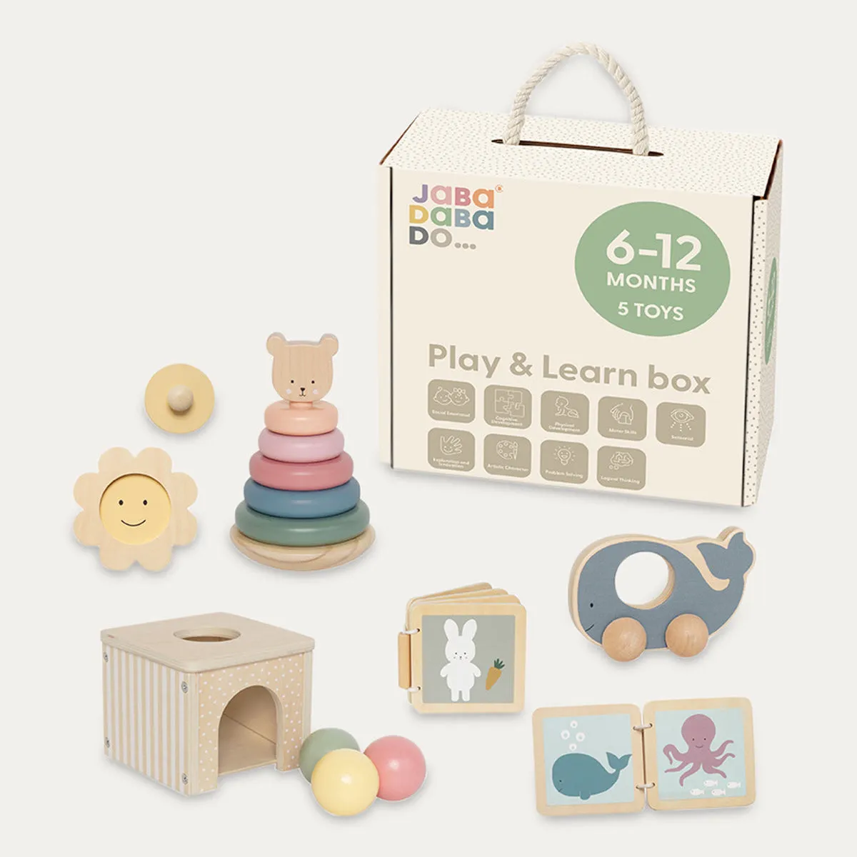 Jabadabado Play and Learn Box 6 to 12 Months