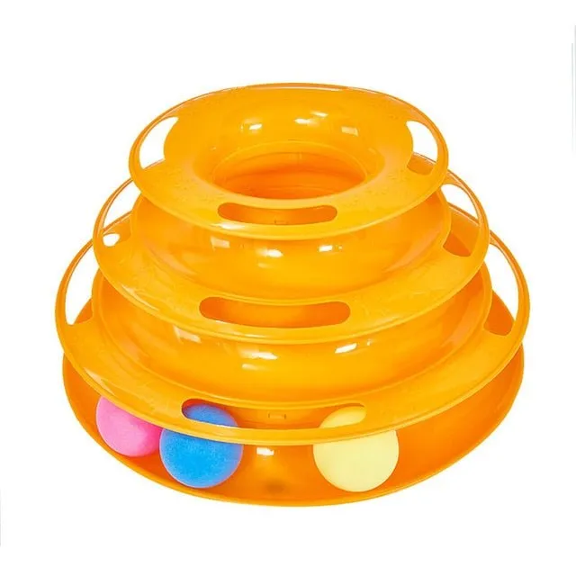 Pawstrip Cat Toy Ball Track - Endless Fun & Play for Your Kitty!