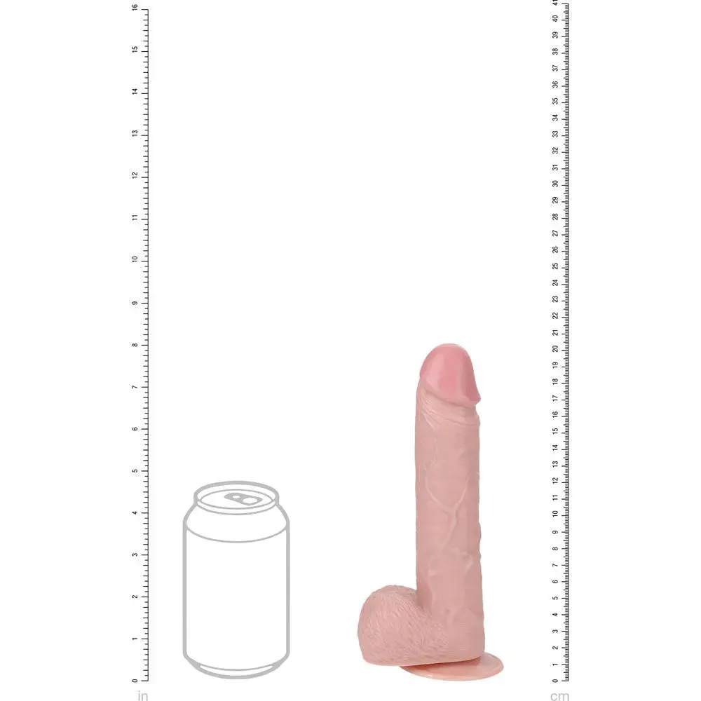 REALROCK 20cm Vibrating   Thrusting Cock with Balls -