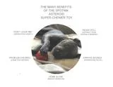 SODAPUP ASTEROID ULTRA DURABLE RUBBER CHEW TOY