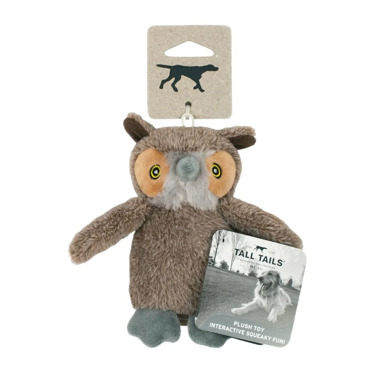 Tall Tails Dog Toy Plush Owl