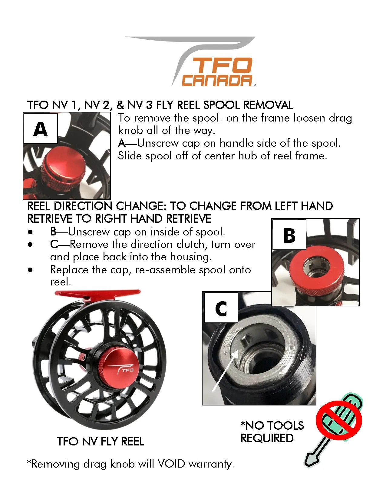 TFO NV Spare Spools