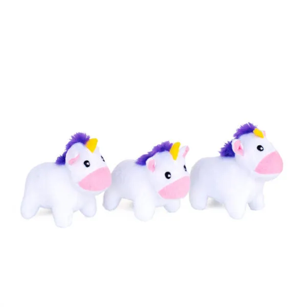 unicorns in rainbow burrow toy